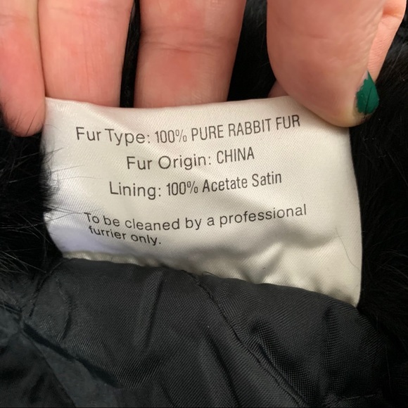 Genuine Rabbit Fur Jacket - Picture 5 of 8